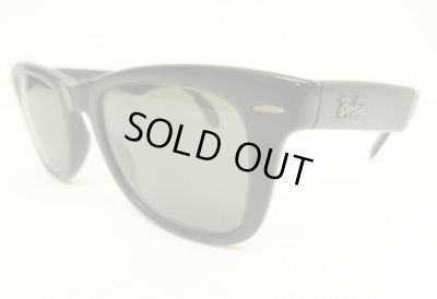 画像2: 90'S B&L ボシュロム製 RAY-BAN "FOLDING WAYFARER" サングラス マットブラック フランス製 (VINTAGE)