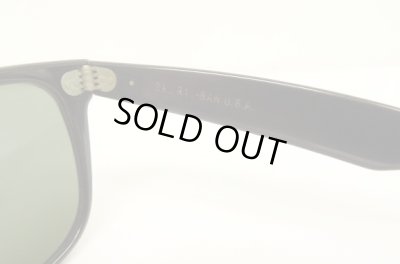 画像6: 90'S B&L ボシュロム製 RAY-BAN "WAYFARER II" サングラス ブラック USA製 (VINTAGE)