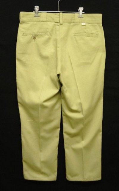 画像1: 80'S DICKIES 874 チビタグ ワークパンツ ベージュ USA製 (VINTAGE)