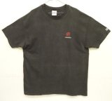 90'S IBM 袖プリント入り 半袖 Tシャツ フェードブラック (VINTAGE)