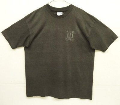 画像1: 80'S MOMMA III シングルステッチ 両面プリント 半袖 Tシャツ フェードブラック USA製 (VINTAGE)