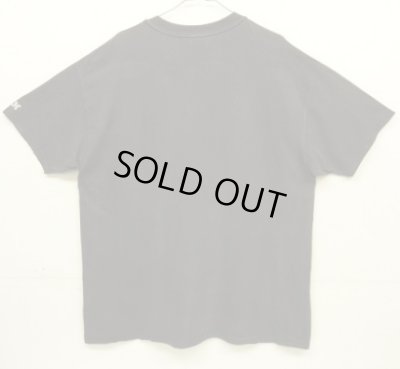 画像4: 90'S IBM 袖プリント入り 半袖 Tシャツ フェードブラック (VINTAGE)