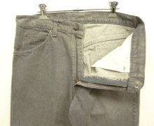 他の写真1: 80'S LEVIS 505 黒タブ デニム 先染めダークグレー W33L30 USA製 (VINTAGE)