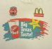 画像3: 90'S McDONALD'S x COCA COLA シングルステッチ 半袖 Tシャツ ホワイト USA製 (VINTAGE) (3)
