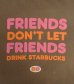 画像3: 90'S DUNKIN' DONUTS 両面プリント 半袖 Tシャツ ブラウン (VINTAGE) (3)