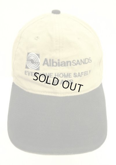 画像2: ALBIAN SANDS 6パネル ツートンカラー ベースボールキャップ ベージュ/ブラック (USED)