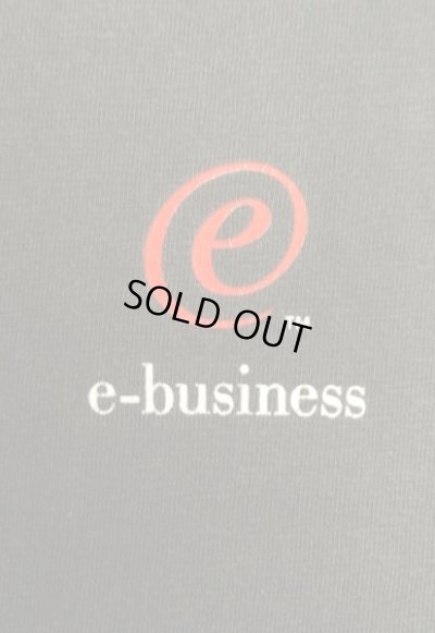 画像3: 90'S IBM 袖プリント入り 半袖 Tシャツ フェードブラック (VINTAGE)