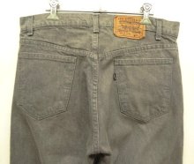 他の写真3: 80'S LEVIS 505 黒タブ デニム 先染めダークグレー W33L30 USA製 (VINTAGE)