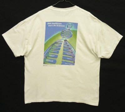 画像1: 90'S IBM バックプリント 半袖 Tシャツ ホワイト (VINTAGE)