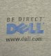 画像3: 90'S DELL シングルステッチ 半袖 Tシャツ ヘザーグレー USA製 (VINTAGE) (3)