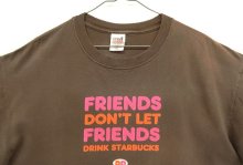 他の写真1: 90'S DUNKIN' DONUTS 両面プリント 半袖 Tシャツ ブラウン (VINTAGE)