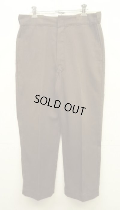 画像3: 80'S DICKIES 874 チビタグ ワークパンツ ブラウン W32L32 USA製 (VINTAGE)