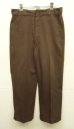 画像3: 80'S DICKIES 874 チビタグ ワークパンツ ブラウン W32L32 USA製 (VINTAGE) (3)