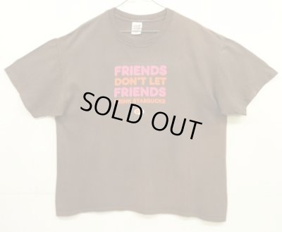 画像1: 90'S DUNKIN' DONUTS 両面プリント 半袖 Tシャツ ブラウン (VINTAGE)