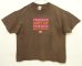 画像1: 90'S DUNKIN' DONUTS 両面プリント 半袖 Tシャツ ブラウン (VINTAGE) (1)