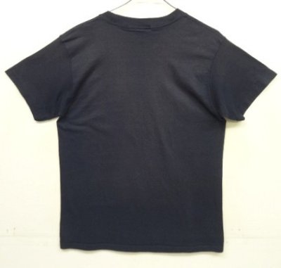 画像4: 80'S CHAMPION トリコタグ シングルステッチ 半袖 Tシャツ ネイビー USA製 (VINTAGE)