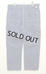 80'S DICKIES チビタグ デニム ペインターパンツ インディゴ 42TALONジップ USA製 (VINTAGE)