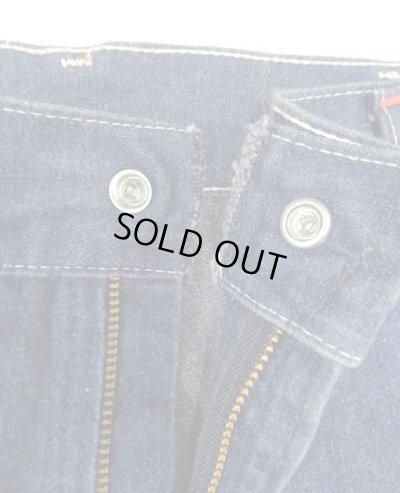 画像3: 80'S SEARS トップスナップボタン デニム ペインターパンツ インディゴ USA製 (VINTAGE)