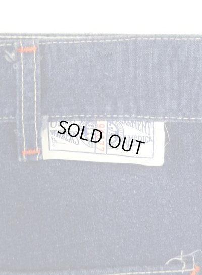 画像6: 80'S SEARS トップスナップボタン デニム ペインターパンツ インディゴ USA製 (VINTAGE)