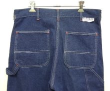 他の写真3: 80'S SEARS トップスナップボタン デニム ペインターパンツ インディゴ USA製 (VINTAGE)