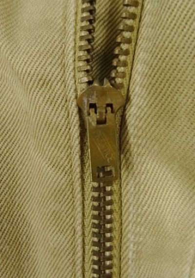 画像3: 60'S アメリカ軍 US ARMY コットン100% チノパンツ PRENTICE製ブラスジップ (VINTAGE)