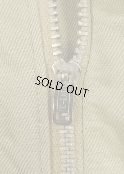 画像4: 50'S アメリカ軍 US ARMY コットン100% プリーツ入り チノショーツ RAPIDアルミジップ (VINTAGE)