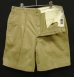 画像2: 50'S アメリカ軍 US ARMY コットン100% プリーツ入り チノショーツ RAPIDアルミジップ (VINTAGE) (2)