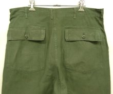 他の写真3: 60'S アメリカ軍 US ARMY "OG107" コットンサテン 平ボタン ベイカーパンツ W38L35 (VINTAGE)