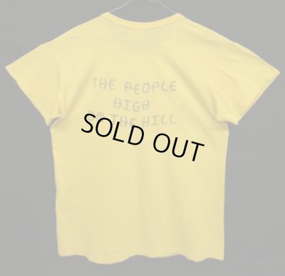 画像4: 70'S CHENEY シングルステッチ 両面染み込みプリント 半袖 Tシャツ イエロー USA製 (VINTAGE)