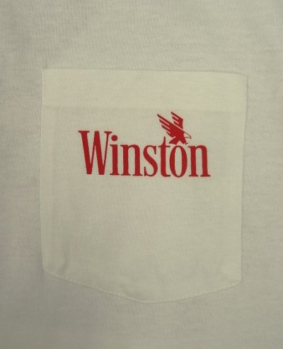 画像6: 90'S WINSTON シングルステッチ 両面プリント ポケット付き 半袖 Tシャツ ホワイト USA製 (DEADSTOCK)
