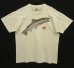 画像1: 90'S SALMON シングルステッチ 半袖 Tシャツ ホワイト USA製 (VINTAGE) (1)