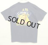 80'S CAMEL "75th BIRTHDAY" シングルステッチ 半袖 Tシャツ ネイビー USA製 (DEADSTOCK)