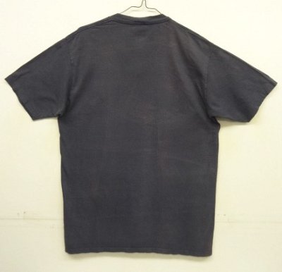 画像4: 80'S JERZEES by RUSSELL "DUKE" シングルステッチ 半袖 Tシャツ フェードネイビー USA製 (VINTAGE)