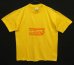 画像1: 80'S CAMP SMITH RUNNING CLUB シングルステッチ 両面染み込みプリント 半袖 Tシャツ イエロー USA製 (VINTAGE) (1)