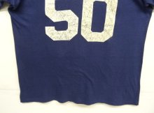 他の写真3: 70'S UNKNOWN "50" シングルステッチ 両面プリント 半袖 Tシャツ ネイビー USA製 (VINTAGE)