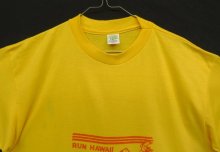 他の写真1: 80'S CAMP SMITH RUNNING CLUB シングルステッチ 両面染み込みプリント 半袖 Tシャツ イエロー USA製 (VINTAGE)