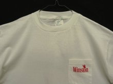 他の写真1: 90'S WINSTON シングルステッチ 両面プリント ポケット付き 半袖 Tシャツ ホワイト USA製 (DEADSTOCK)