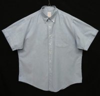 80'S BROOKS BROTHERS "MAKERS" オックスフォード 半袖 BDシャツ ブルー USA製 (VINTAGE)