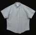 画像1: 80'S BROOKS BROTHERS "MAKERS" オックスフォード 半袖 BDシャツ ブルー USA製 (VINTAGE) (1)