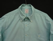 他の写真1: 90'S BROOKS BROTHERS 刷毛目ポプリン BDシャツ ミントブルー USA製 (VINTAGE)