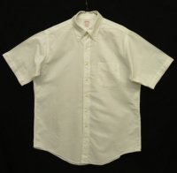 90'S BROOKS BROTHERS オックスフォード 半袖 BDシャツ ホワイト USA製 (VINTAGE)