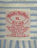 画像2: 90'S BROOKS BROTHERS ポプリン 半袖 BDシャツ ホワイト/ブルー ストライプ USA製 (VINTAGE) (2)