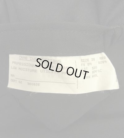 画像6: 80'S BROOKS BROTHERS "MAKERS"  BROOKSEASE ツータック ウールパンツ ダークネイビー TALONジップ USA製 (VINTAGE)