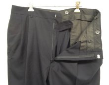 他の写真1: 80'S BROOKS BROTHERS "MAKERS"  BROOKSEASE ツータック ウールパンツ ダークネイビー TALONジップ USA製 (VINTAGE)