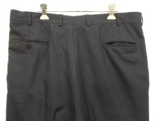 他の写真3: 80'S BROOKS BROTHERS "MAKERS"  BROOKSEASE ツータック ウールパンツ ダークネイビー TALONジップ USA製 (VINTAGE)