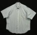 画像1: 90'S BROOKS BROTHERS ポプリン 半袖 BDシャツ ホワイト/ブルー ストライプ USA製 (VINTAGE) (1)