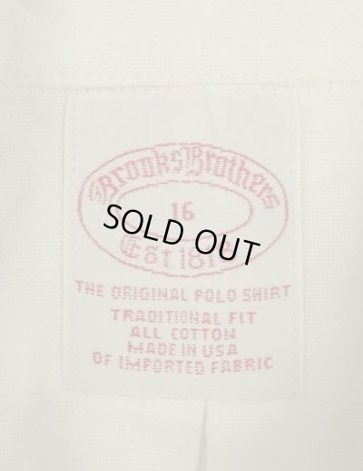 画像2: 90'S BROOKS BROTHERS オックスフォード 半袖 BDシャツ ホワイト USA製 (VINTAGE)