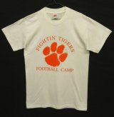 90'S NIKE "FIGHTIN' TIGERS" 銀タグ シングルステッチ 両面プリント Tシャツ ホワイト USA製 (VINTAGE)
