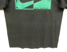 他の写真3: 90'S NIKE "BY NIKE" 銀タグ シングルステッチ Tシャツ ブラック USA製 (VINTAGE)