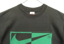 他の写真1: 90'S NIKE "BY NIKE" 銀タグ シングルステッチ Tシャツ ブラック USA製 (VINTAGE)